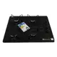 Cooktop Braslar Pop Gás 4 Bocas Mesa Vidro - Bivolt Cor Preto 127V/220V em oferta