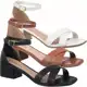 Sandália Feminina Casual Clássica Frente X em oferta