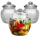 Conjunto 3 Potes Herméticos Kit Jogo De Baleiro Em Vidro 600ml Porta Mantimentos - Demi em oferta