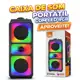 Caixa de Som Bluetooth Portátil 50W TWS Graves Potentes à Prova d’Água para Festa Praia e Viagem em oferta
