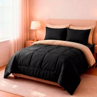 Imagem da promoção Kit Jogo de Cama Edredom Casal Queen 06 Peças Dupla Face Super Macio Premium Casa Dona