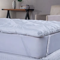 Imagem da promoção Pillow top solteiro protetor de colchão micropercal 400 fios branco