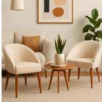 Imagem da promoção kit 2 Cadeira Lua Decorativa Poltrona Lua Sala de Estar Salão Quarto Estética Decoração Recepção