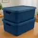 Kit 2 Caixas Organizadoras com Tampa Cesto Grande em Plástico 5 Litros em Promoção Jaguar em oferta