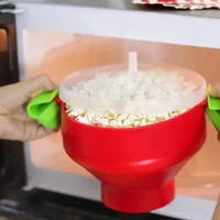 Imagem da promoção Kit Pipoqueira Silicone Retrátil Pipoca Rápida