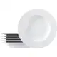 Kit Prato Fundo Tramontina Ingrid em Porcelana Decorada 23 cm 06 Peças em oferta