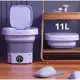 Mini máquina de lavar roupa 11L dobrável portátil moderna máquina de lavar automática 110v/220v em oferta