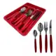 Conjunto Jogo De Talheres 25 Peças Inox Premium + Gaveteiro Organizador Porta Talheres Cozinha em oferta