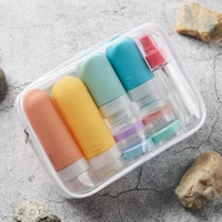 Imagem da promoção Kit 16 Garrafas Silicone Viagem Recarregáveis Antivazamento