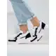 Tênis Sneaker Feminino Jade Casual GuGi Branco Com Detalhes de Camurça Solado Confort em oferta