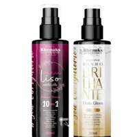 Imagem da promoção Kit Spray Capilar Meu liso + Spray Capilar efeito GLOSS MULTIFUNCIONAL BANHO BRILHANTE 200ml cada
