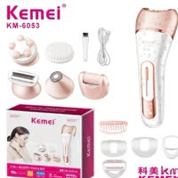 Imagem da promoção Kemei Depilador 6053 Feminino Elétrico, Barbeador Feminino, Perna Corpo Depilação Depilador KM 6053
