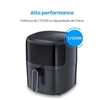 Imagem da promoção Fritadeira Elétrica Visio Fry Elgin 5L 1700w Air Fryer Digital Cinza