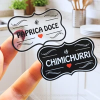 Imagem da promoção 50 Etiquetas Adesivos Para Potes de Temperos e Mantimentos para Cozinha Prova D´água 5x3cm