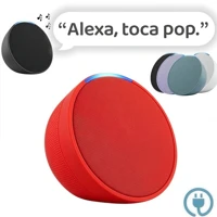 Imagem da promoção Alexa Echo Pop , Smart Speaker Compacto Com Som Potente Envolvente, Preta, Branca, Azul,Vermelho