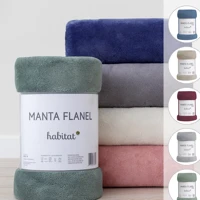 Imagem da promoção Manta De Microfibra Queen Casal Toque Extra Macio Antialérgico Quentinho Flanel Habitat