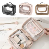Imagem da promoção Bolsas De Maquiagem LIAOYING , Bolsa Cosmética Transparente De Camada Dupla , Higiene Para Armazenam