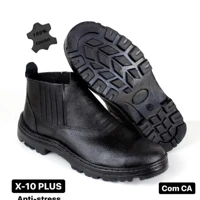 Imagem da promoção Butina, Botina, Bota de Segurança em Couro Seguranca