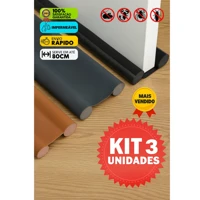Imagem da promoção Kit 3 Veda Porta Ajustável Protetor Rolinho Impermeável