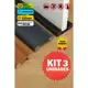 Kit 3 Veda Porta Ajustável Protetor Rolinho Impermeável em oferta