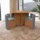 Conjunto Sala de Jantar Nira Kappesberg 4 Cadeiras Veludo Titanio em oferta