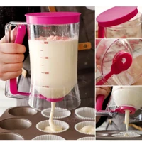 Imagem da promoção Jarra Dispenser Dosador Medidor de Massas 900ml p/ Cupcake Panqueca Waffle Crepe Bolo Confeitaria