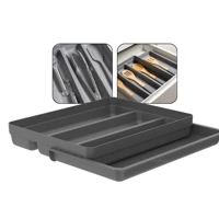 Imagem da promoção Porta Talher Organizador De Gaveta com Extensor Cozinha 4 Divisorias Utensílios de Cozinha 36 x 28cm