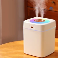 Imagem da promoção Umidificador Grande 3000ML Com Saída Dupla Luzes LED's Coloridas Silencioso e Neblinas Controláveis