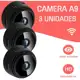 Kit 1-3 Câmeras A9 HD Mini com visão noturna Wifi Câmera 1080P Vigilância em oferta