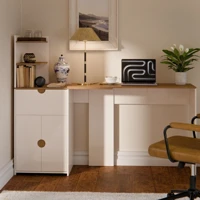 Imagem da promoção Mesa Escrivaninha de Canto California Home Office em L Moderna montagem Flex - SHARK MOVEIS