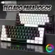 Teclado para jogos com fio 61-Key RGB Backlight Mini Compact USB-C Cabo de alimentação plugável em oferta