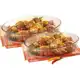 Kit 2 Travessas De Vidro Forno Freezer Marinex Pirex Grande Transparente em oferta
