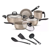 Imagem da promoção Jogo com 8 Peças Caçarola Panela Frigideira Premium