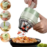 Imagem da promoção Cortador e Triturador Elétrico 4 em 1 – Legumes e Alho, Sem Fio, Recarregável USB