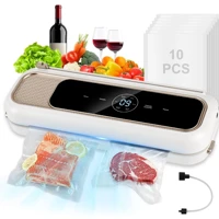 Imagem da promoção Seladora A Vácuo Embalagens 90kpa Alimentos Portátil,10sacos 127v Creme