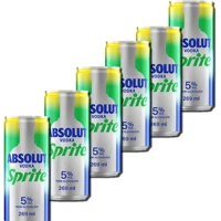 Imagem da promoção Pack Bebida Mista Alcoólica Absolut Vodka Sprite - 6 unidades de lata 269ml
