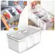 Organizador de Geladeira 5L com 3 Cestos Ou Natural Tampa Porta Frutas Legumes Vegetais Clear Fresh em oferta