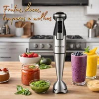 Imagem da promoção Mixer De Mão Inox 1000w Elétrico 2 Velocidades Profissional