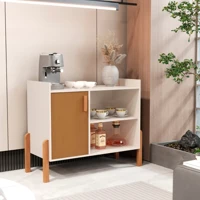 Imagem da promoção Aparador Buffet Multiuso Retrô Cantinho do Café Luxor com Porta Barzinho Pés em Madeira 1 P