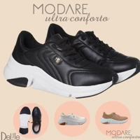 Imagem da promoção Tenis Feminino Modare Casual Dia a Dia Ultraconforto Ortopédico Slip On Knit Original Calce Fácil