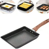 Imagem da promoção Panela japonesa grossa para panquecas, ovo grosso torrado tamagoyaki, bife antiaderente, fundo plano