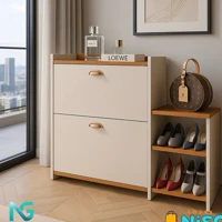 Imagem da promoção Sapateira Closet Milano Organizadora com Banco 2 Portas Basculantes Hall de Entrada / Quarto Closet