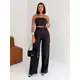 Conjunto Alfaiataria Calça Cargo com Bolso Lateral e Top sem Alça da Lunii Coleção Outono Inverno em oferta