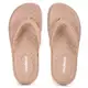 Chinelo Moleca Tira Pronta Pvc Sola Alta Nude - Feminino em oferta