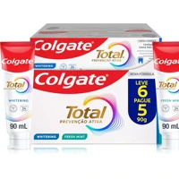 Imagem da promoção Creme Dental Colgate Total Whitening & Advanced Fresh 6 unidades 90g