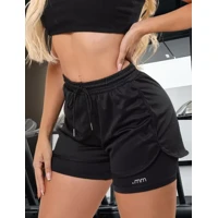 Imagem da promoção Short Duplo Compreensão Fitness Bermuda Academia Feminino 2 em 1