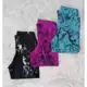 Kit 3 Shorts Meia Coxa Curto Roupa Fitness Feminino Academia Marmorizado Tie Dye Corrida Estampado em oferta
