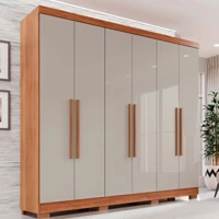 Imagem da promoção Guarda-roupa Casal 6 Portas 2 Gavetas França Wt