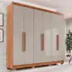 Guarda-roupa Casal 6 Portas 2 Gavetas França Wt em oferta
