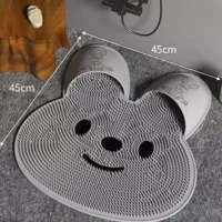 Imagem da promoção Kit com 2 tapetes antiderrapantes para banho/limpeza/massagem (massagem 360 graus)